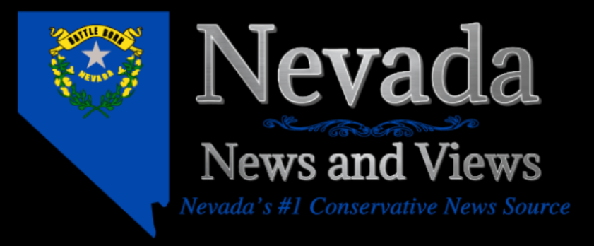 image of nevada news and views logo on a dark background